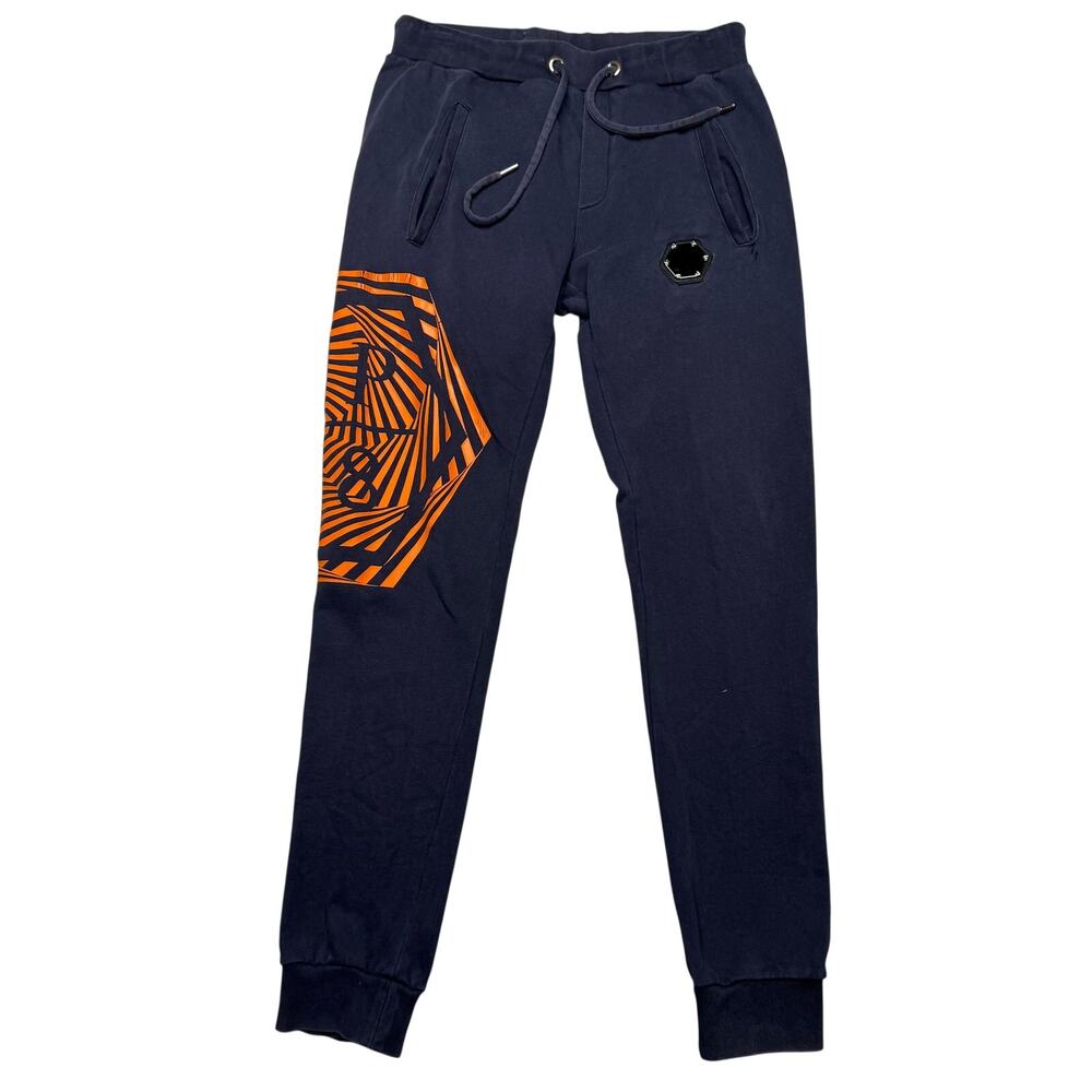 Philipp Plein Homme Graphic Logo Joggers Sweatpants Mens Large Streetwear Skater